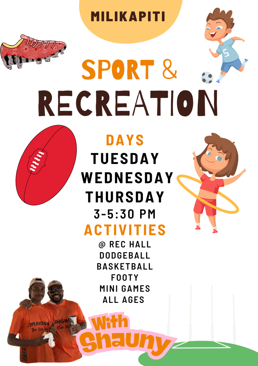 Milikapiti Sport & Recreation Activities