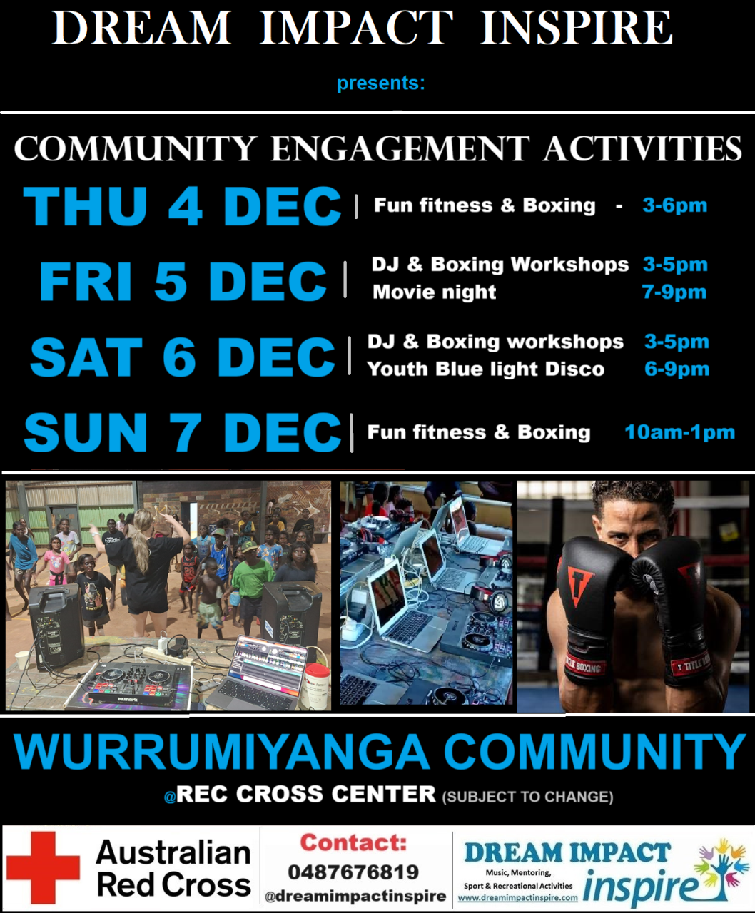 Dream Impact Inspire Community Engagement Activities