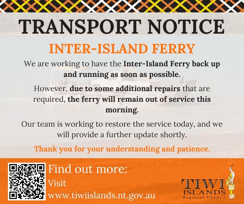 Inter-Island Ferry Update
