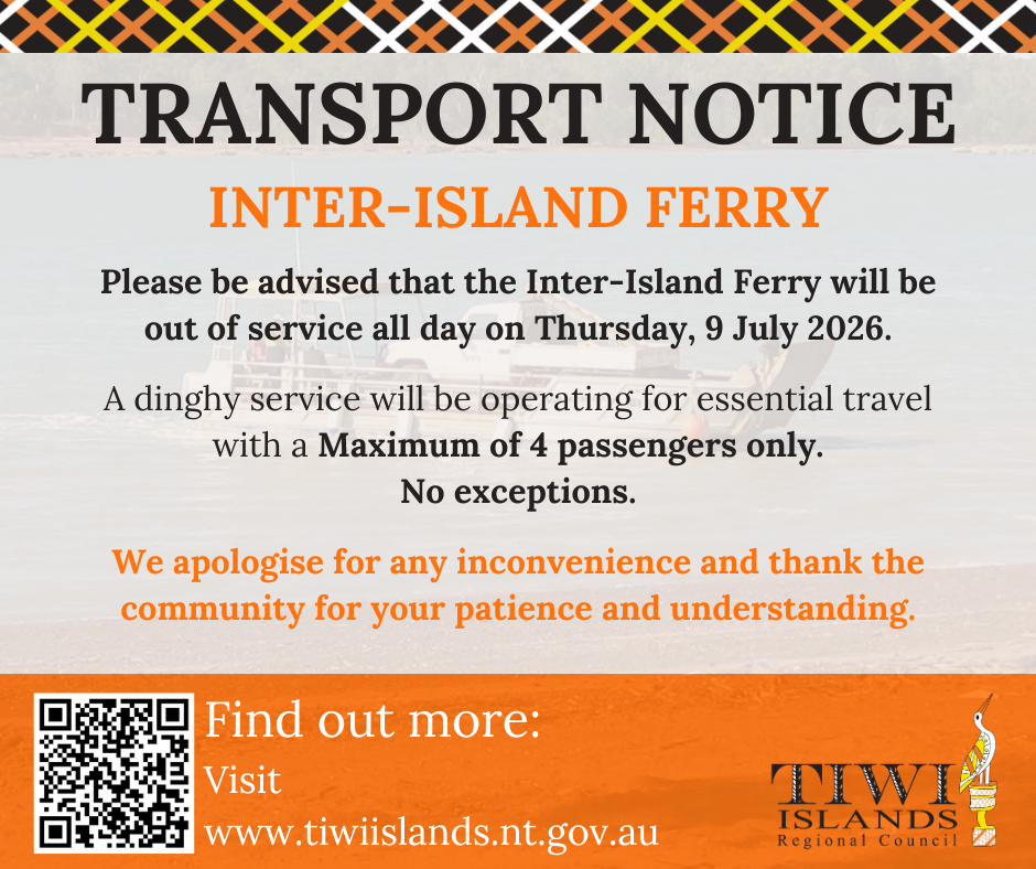 Inter-Island Ferry - Out of Service Notice | Thursday 9 July 2026