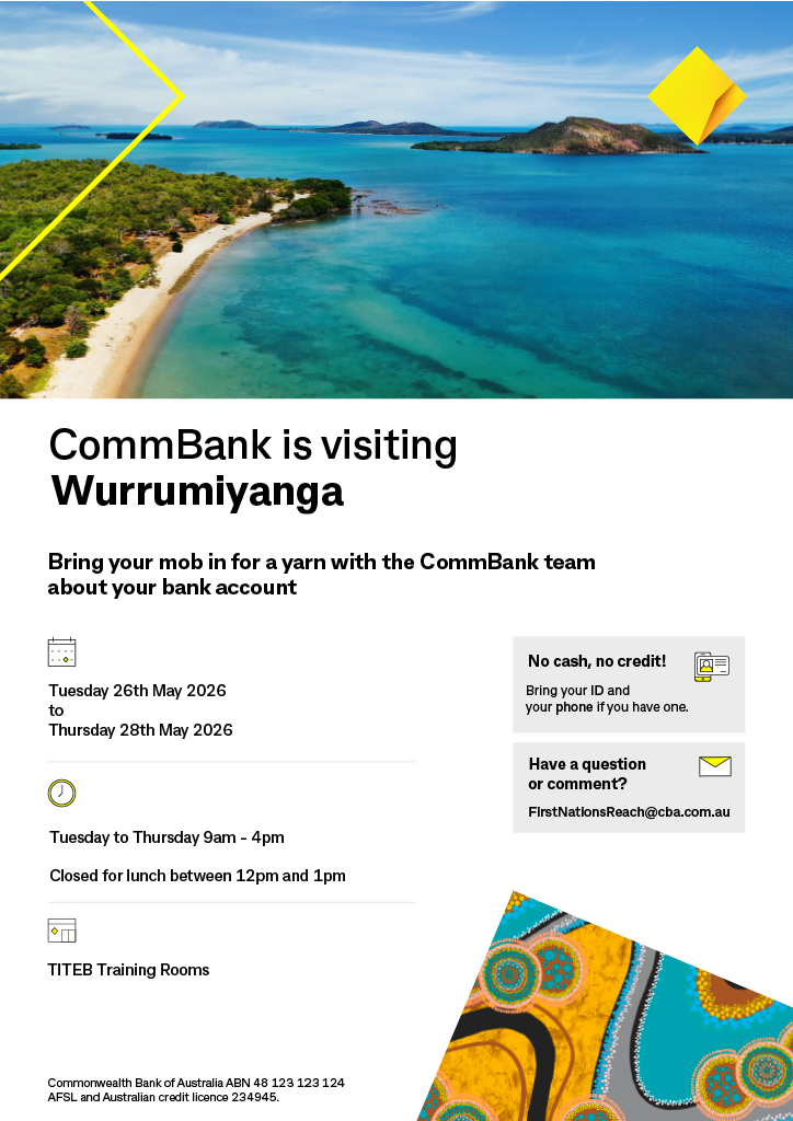 CommBank Visiting Wurrumiyanga | 26 May 2026