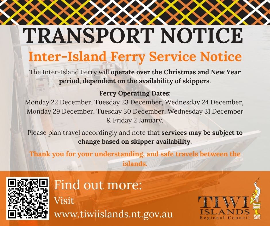 Inter-Island Ferry - Christmas and New Year Service