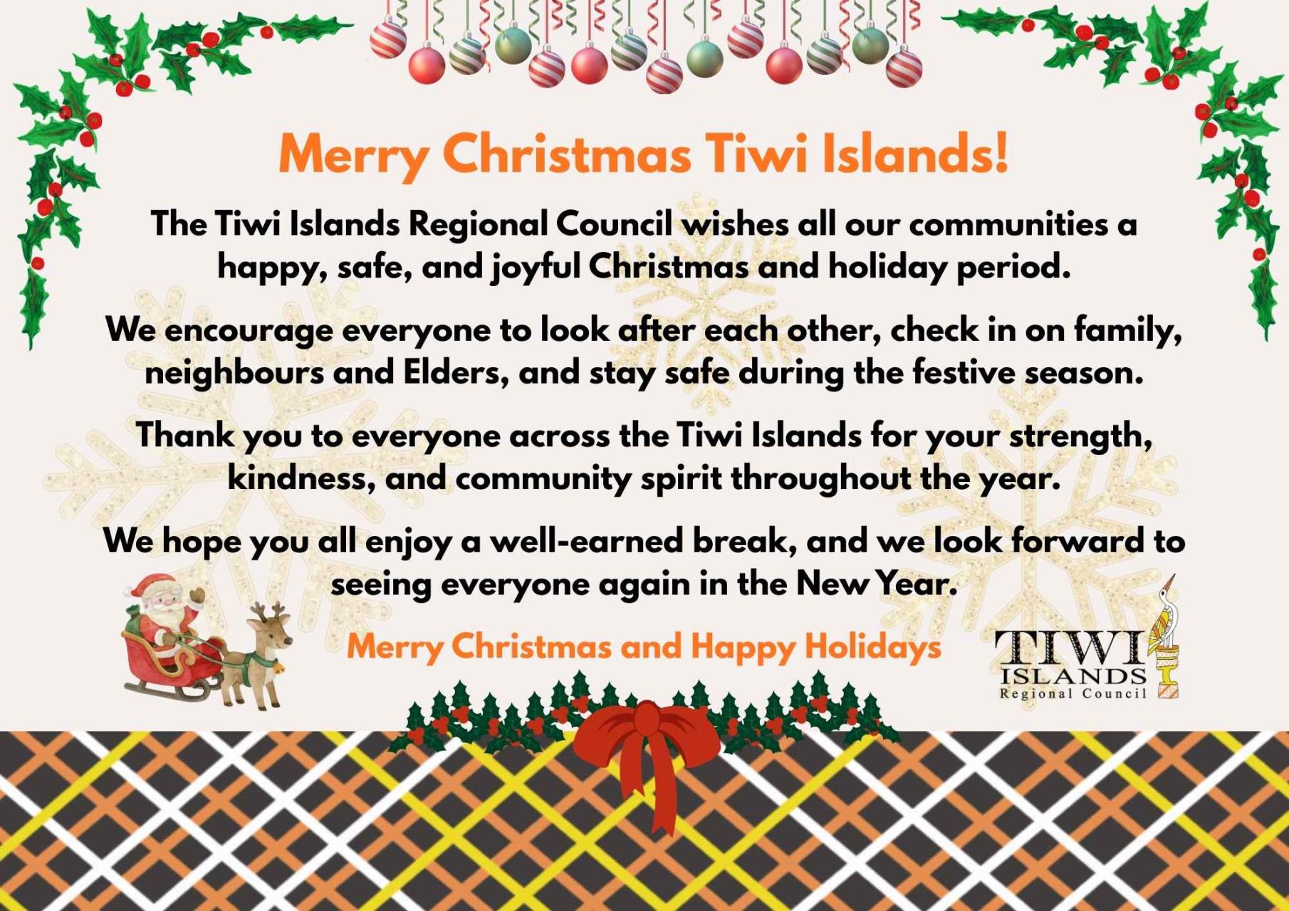 Merry Christmas, Tiwi Islands!