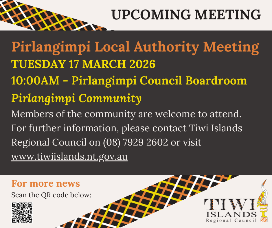 Notice of Pirlangimpi Local Authority Meeting
