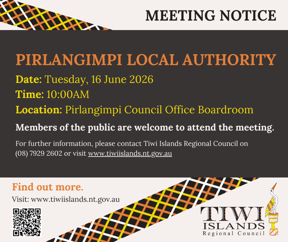 Pirlangimpi Local Authority Meeting | Tuesday 16 June 2026