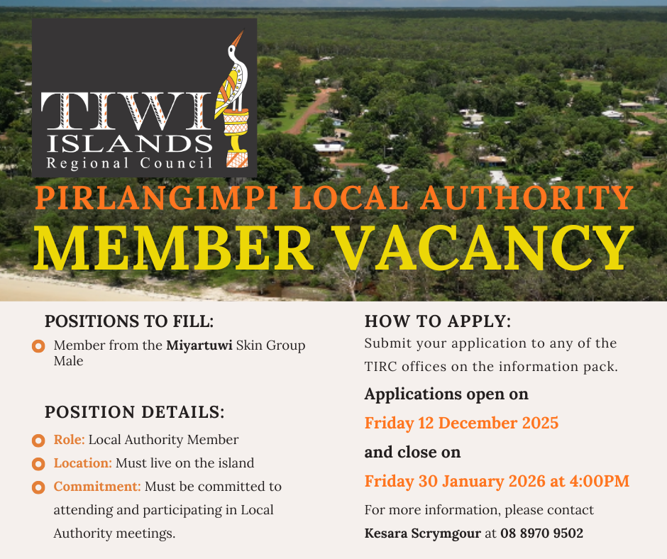 Pirlangimpi Local Authority Member Vacancy