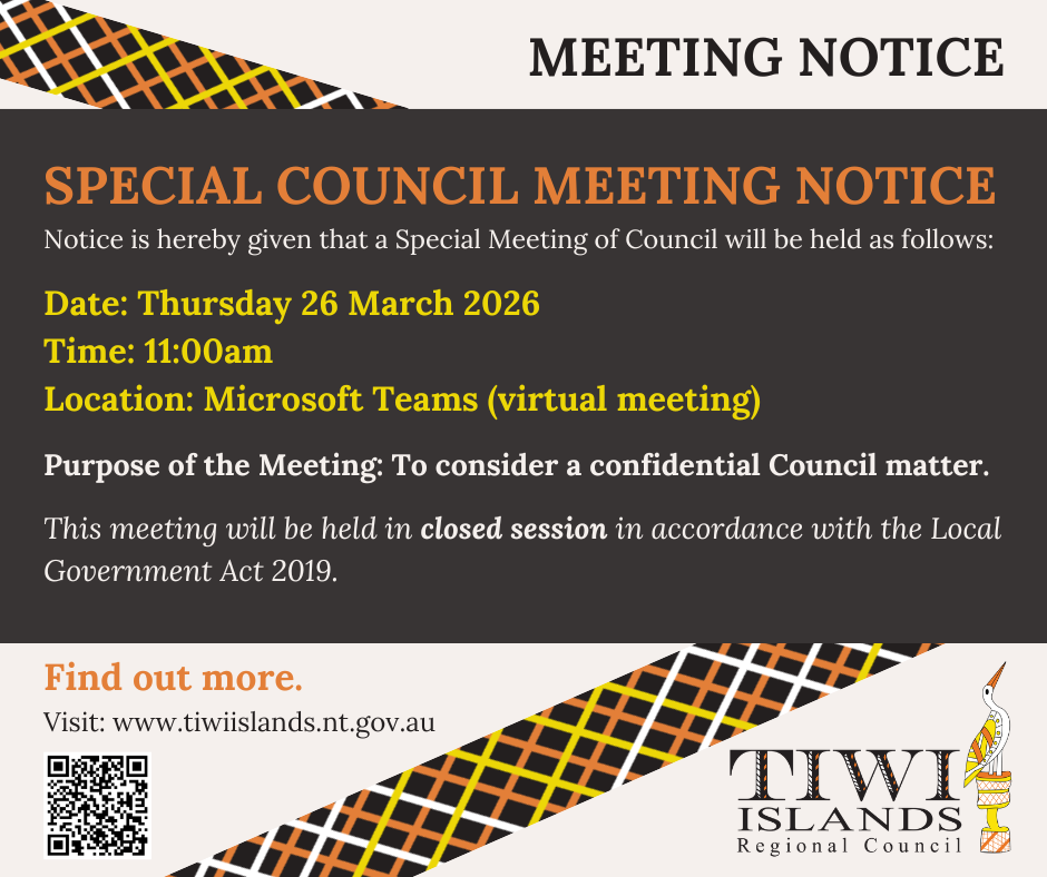 Special Council Meeting Notice